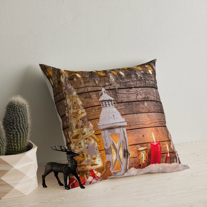 Aberto Design YY202328 Cojín 43 x 43 cm 50% Algodón / 50% Poliéster para Hogar